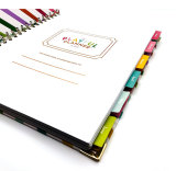 Custom Printed Spiral Paper Daily Planner Undated