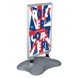 A1 Double Sided Poster Stand Display Water Base Pavement Signs Poster Frame For Outdoor Display