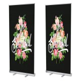 High quality printing 100*200 aluminum roller up banner stand advertising