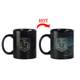 OEM/ODM ceramic coffee mug color changing ceramic magic mug with customized