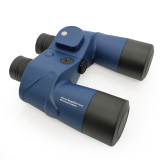 10x50 military binoculars blue waterproof telescope with range finder compass