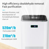 New arrive 220v air cleaner manufacturer Hepa room uv air purifier hepa for home, air purifier home