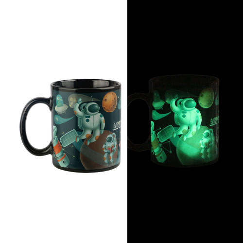 11oz Hot sale Matt Color Changing Mug Custom made magic mug for sublimation,Glow-in-the-dark Ceramic mug,