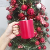 Logo Customized Promotional Custom sublimation Mug Magic Cup Fluorescent Ceramic Coffee Cup Magic Mug
