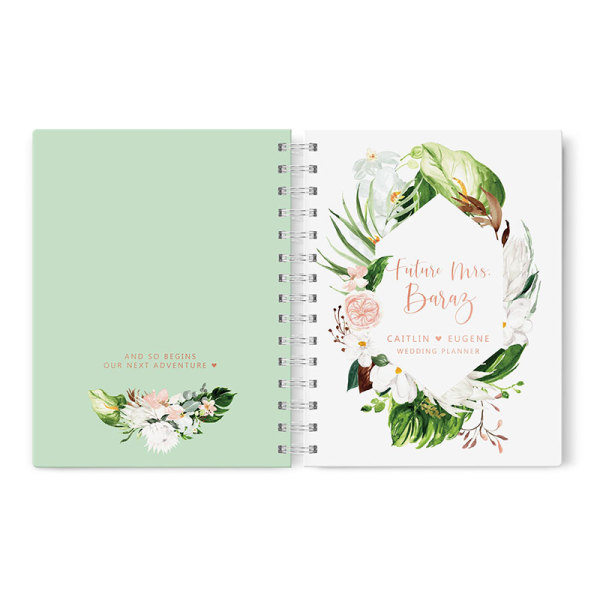 Wholesale Customized Spiral A5 Wedding Planner Organizer
