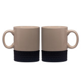 Promotion Gifts Custom Huge Ceramic Coffee Mug cup Magic Mug With Silicone