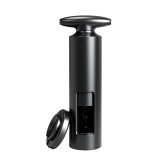 Multifunctional Wine Corkscrew Black Self Pulling Corkscrew Wine Bottle Opener Set with Foil Cutter