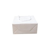 Wholesale White Black High Quality eco friendly Kraft Paper Bag With Handle