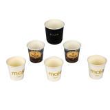 Ready to Ship 8oz/12oz/16oz double wall  paper cup, disposable blanks paper coffee cup with Lid