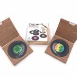 Round record coasters cup holder  suit for classic music party