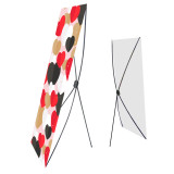 Portable Display Hot Events X Banner Display Stand