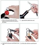 Colorful Promotional gift Custom Multifunction Double Hinged Stainless Steel Professional Waiters Corkscrew Wine Bottle Opener