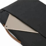 PU leather handle laptop bag for mac book pro 13.3 Inch shoulder strap laptop bag laptop bag oem