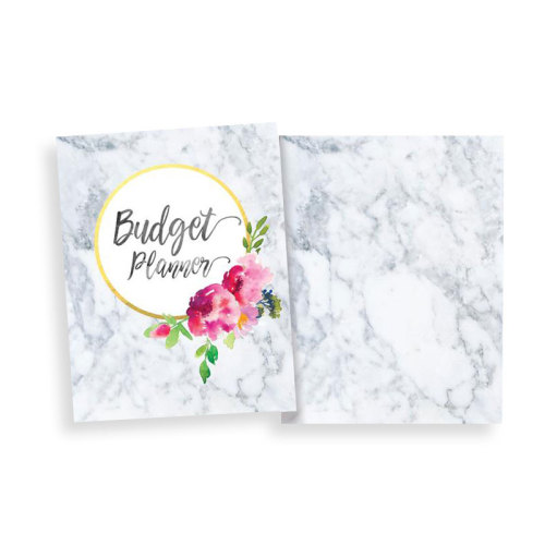 Personal Hardcover Custom Marble Budget Planner Organizer