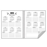 OEM 2021 A4 Custom Printing Budget Planner Organizer with Stickers