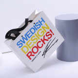 custimized printed birthday children candy paper bag with logo packaging black gift bags for clothes