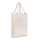 100% reusable cotton canvas tote bag