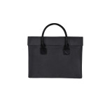 Men Portable Black Waterproof Nylon Magnetic Closure Accessory Pocket Laptop Handbag For Macbook Pro