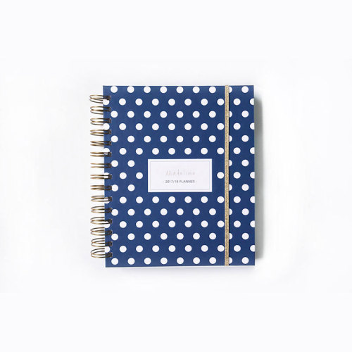 Custom Design Planner Spiral Bound Printing Hard Cover Teacher Planner