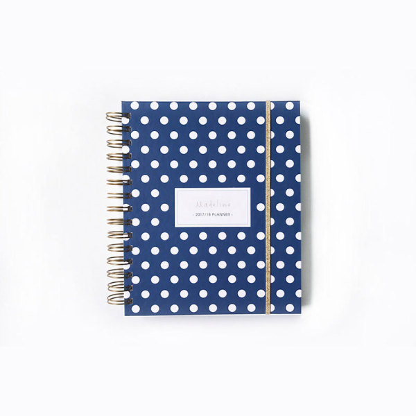 Custom Design Planner Spiral Bound Printing Hard Cover Teacher Planner