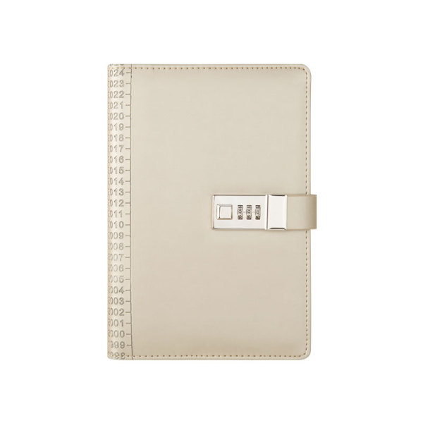 Design Leather Diary Cover Papier Password Journal With Lock