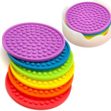 Silicone Fruit Coaster Customize Silicone Coaster Set