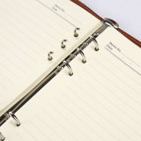 2020 A5 Loose Leaf Custom Pu Leather Cover Planner