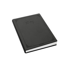 Custom Debossed Logo A4 A5 Genuine Leather Business Notebook
