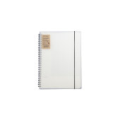 Custom Printed Covered Blank PVC Graph Paper Writing Journal Notebook Diary