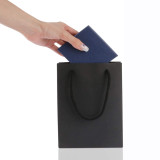 Environmentally friendly packing material recyclable custom size printed colour logo packaging kraft paper bag
