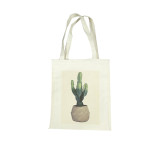 Customized printing picture sublimation tote shopping cotton bag