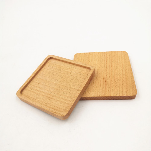 Eco-friendly wood square coaster mug mat wood coaster
