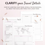 Custom Loose Leaf Binder Leather Travel Planner Journal