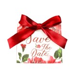custom print and hot stamping rose gold logo holographic paper shopping mini gift bags for wedding