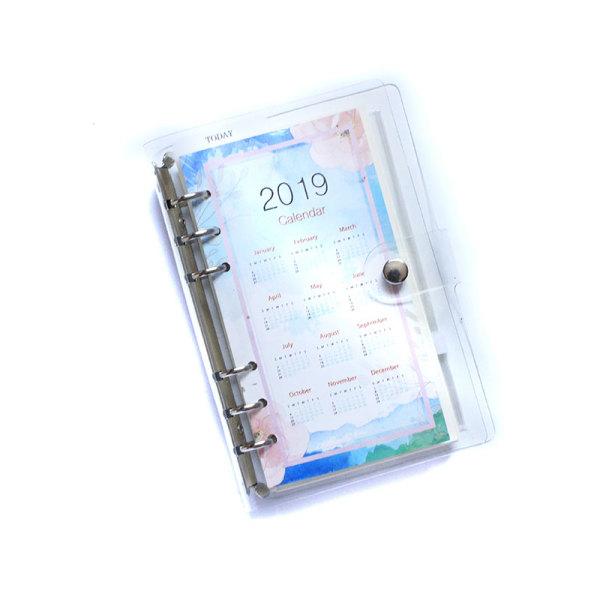 Wholesale A5 A6 Pu Leather Planner Ring Binder Leather Planner