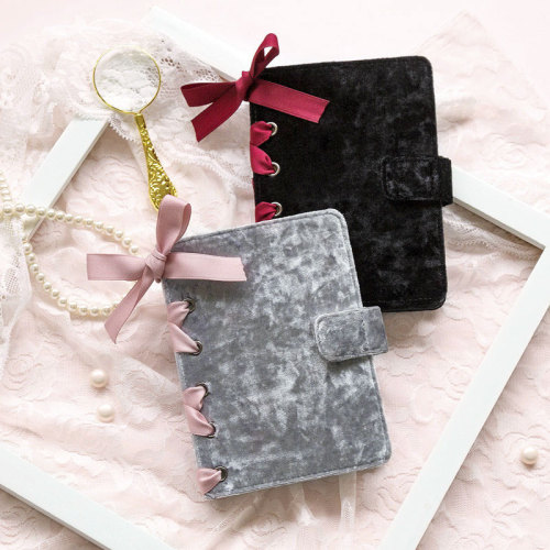 Custom Fancy Beautiful Velvet Suede Plush Journal