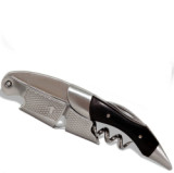 Professional Waiter Bar Opener Premium Stainless Steel Wine Keys Black Waiter's Corkscrew