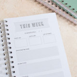 Weekly Design A5 Custom Fitness Planner Journal