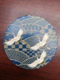 Round ceramic absorbent stone coaster