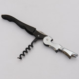 Wholesale Cheap Durable Multifunction Customized Double Hinged Stainless Steel Professional Waiters Corkscrew Bottle Wine Opener