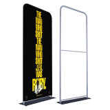China Expomax Custom Printing Exhibition Aluminum Tension Fabric Ez Tube Frame Display Banner Stand Portable Backdrop Stand