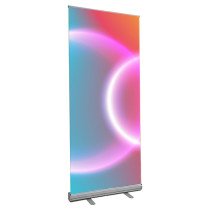 hot promotion roll-up wide base roll up banner stand display