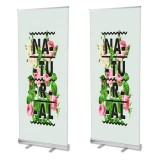 High quality printing 100*200 aluminum roller up banner stand advertising