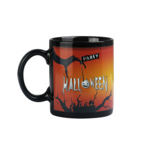 Creative Magical Cartoon Mug Discoloration Cup Ceramic Coffee Cup Color Changing Cups