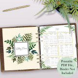 2022 A5 Customized Pu Loose-leaf Binder Wedding Planner Book