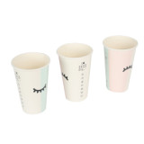 Custom logo printed eco friendly disposable coffee paper cup