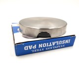 Round Stainless Steel Coaster Hot Sale Coaster with Metal Holder