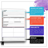 Custom leather agendar Weekly Planner Passion agenda leather