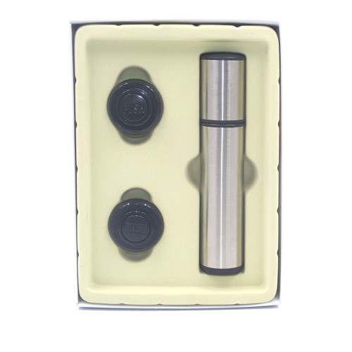 Premium Wine Saver Vacuum Pump Stainless Steel Wine Preserver Set