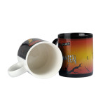Souvenir Custom Logo Personalized 11oz Color Changing Coffee Sublimation Blank Magic Ceramic Mug